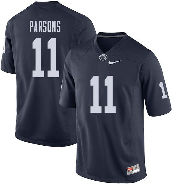 NCAA Nike Men's Penn State Nittany Lions Micah Parsons #11 College Football Authentic Navy Stitched Jersey OFR7098OH